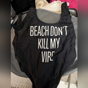 One piece bathing suit
